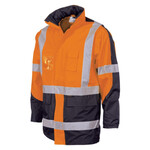 HiVis 2 Tone Cross Back D/N “2 in 1” Contrast Rain Jacket