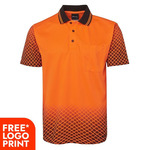 Mens Hi Vis Net Sub Polo