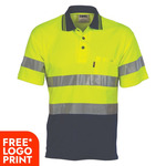 Two Tone Cotton Back Polos with Generic Tape