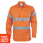 Close Front Cotton Drill Shirt with 3M R/Tape